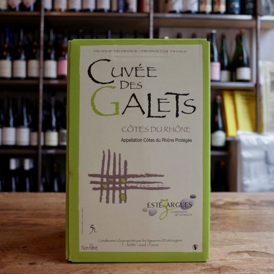 <b>Les Vignerons d’Estezargues</b>|cuvée des galets bib 5 liter|wit