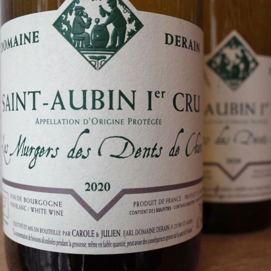 <b>Domaine Derain, Julien et Carole Altaber</b>|saint-aubin 1er cru les murgers des dents de chien|wit