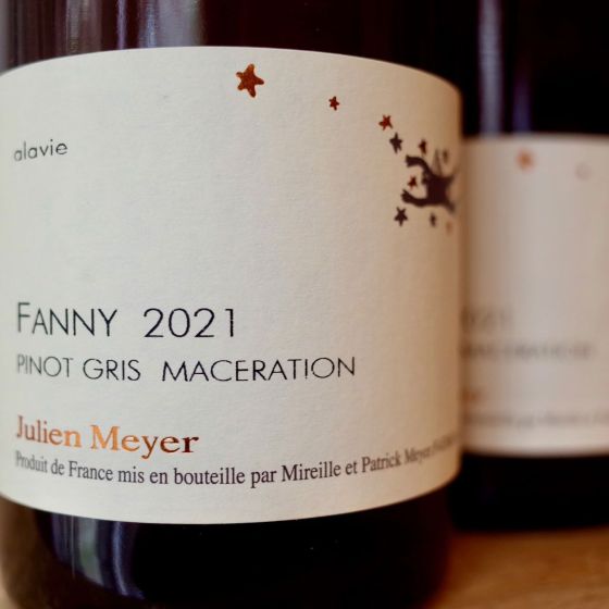 <b>Julien Meyer, Patrick et Mireille Meyer</b>|pinot gris fanny elisabeth|oranje