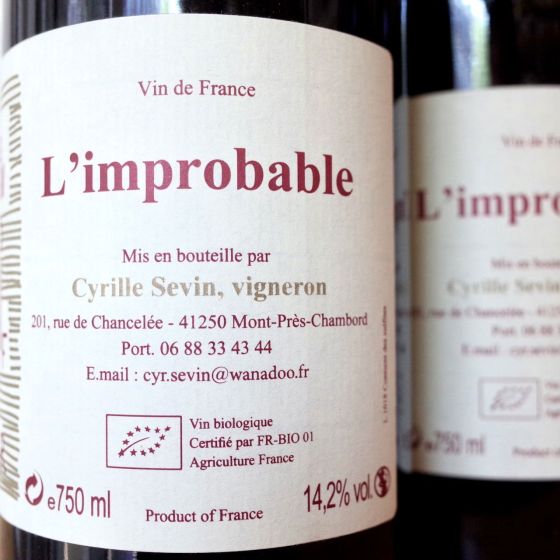 <b>Cyrille Sevin</b>|l'improbable|rood
