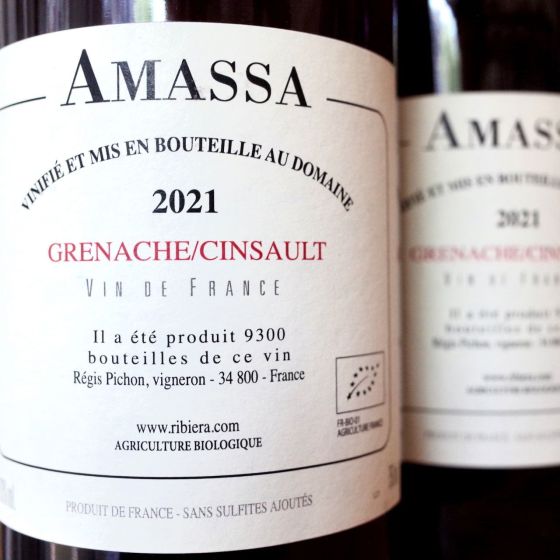 <b>Domaine Ribiera, Christine et Régis Pichon</b>|amassa|rood