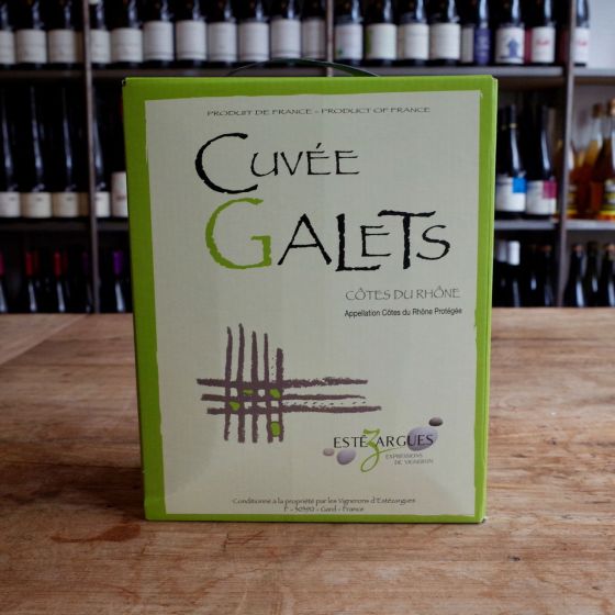<b>Les Vignerons d’Estezargues</b>|cuvée des galets bib 3 liter|wit