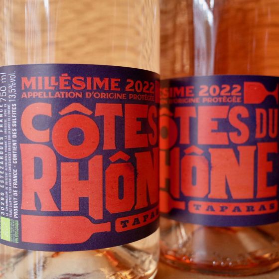 <b>Les Vignerons d’Estezargues</b>|taparas rosé|rosé