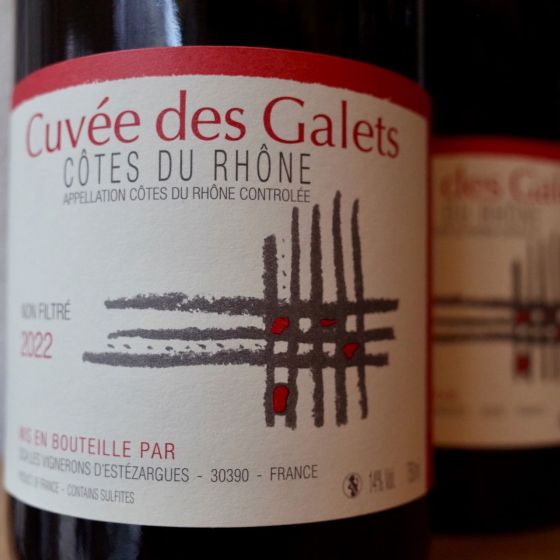 <b>Les Vignerons d’Estezargues</b>|cuvée des galets|rood