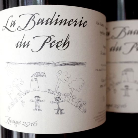 <b>Domaine Du Pech, Ludovic Bonnelle et Magali Tissot</b>|badinerie du pech|rood