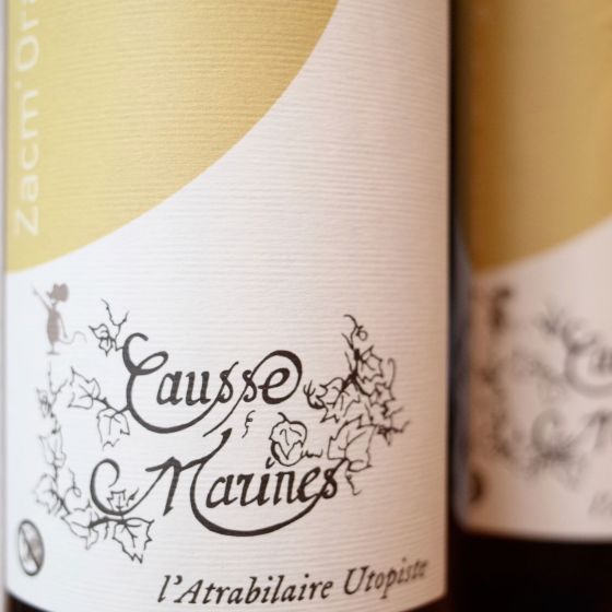 <b>Causse Marines, Patrice Lescarret</b>|zacmau d'orange 'oronte'|orangewijn
