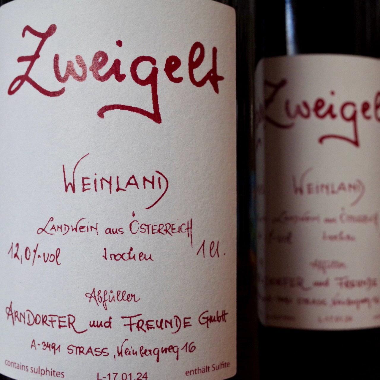 <b>Weingut Arndorfer, Martin & Anna Arndorfer</b>|landwein zweigelt 1L|rood