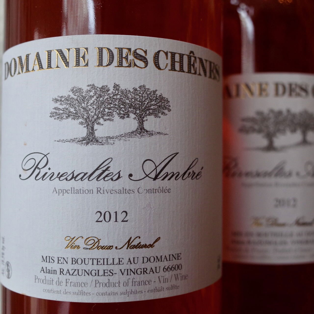 <b>Domaine des Chênes, Alain Razungles</b>|rivesaltes ambré|dessertwijn