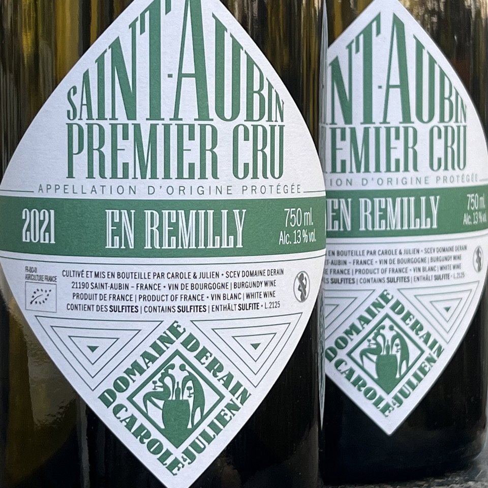 <b>Domaine Derain, Julien et Carole Altaber</b>|st aubin 1e cru 'en remilly'|wit