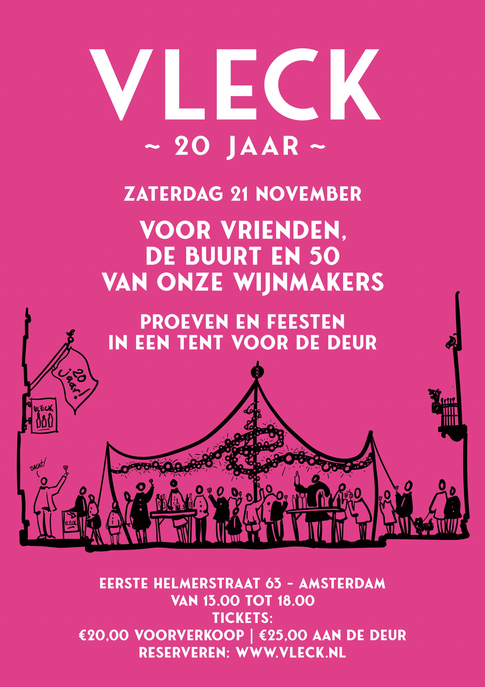 <b>AAA</b>|Vleck 20 years Anniversary @ Vleck zaterdag 21 november|
