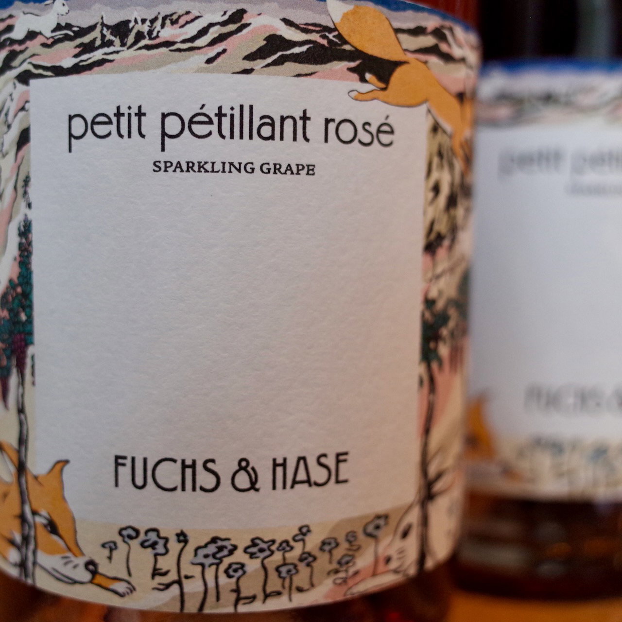 <b>Fuchs und Hase</b>|petit petillant rosé alkoholfrei|mouss